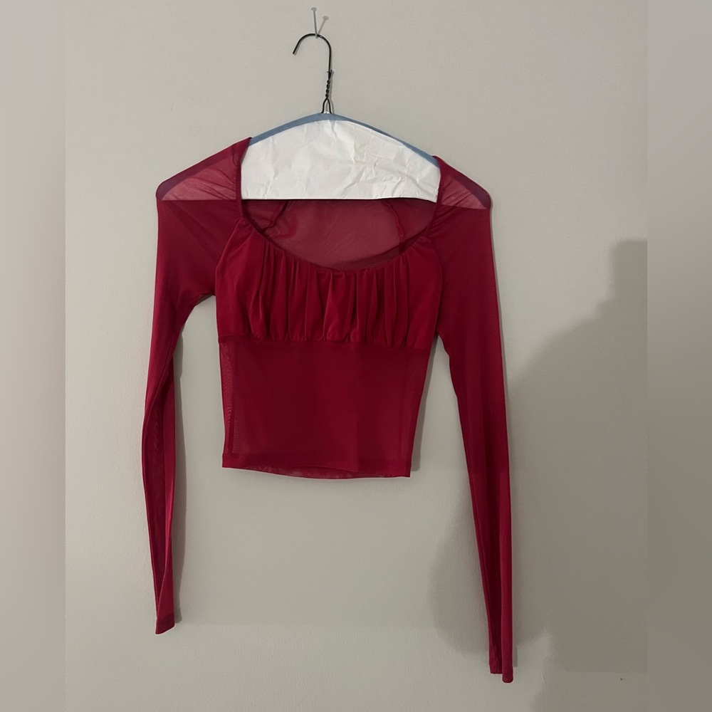 UO sheer top